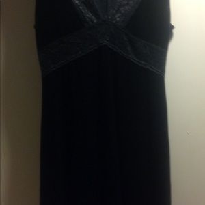 Black dress, soft velour, medium